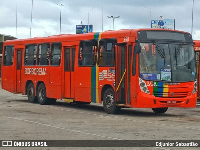 Borborema Imperial Transportes 358 na cidade de Recife, Pernambuco, Brasil, por Edjunior Sebastião. ID da foto: 9827266.