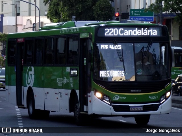 Tijuquinha - Auto Viação Tijuca A50004 na cidade de Rio de Janeiro, Rio de Janeiro, Brasil, por Jorge Gonçalves. Número da foto: #9826629.