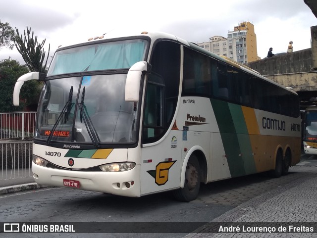 Empresa Gontijo de Transportes 14070 na cidade de Belo Horizonte, Minas Gerais, Brasil, por André Lourenço de Freitas. ID da foto: 9829119.