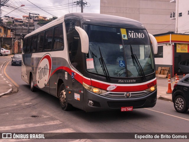 Viação Mimo 6520 na cidade de Franco da Rocha, São Paulo, Brasil, por Espedito de Brito Gomes. Número da foto: #9829992.