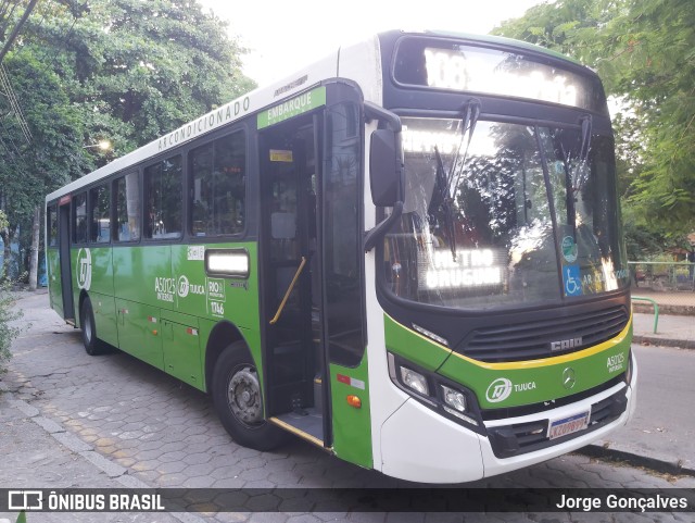 Tijuquinha - Auto Viação Tijuca A50125 na cidade de Rio de Janeiro, Rio de Janeiro, Brasil, por Jorge Gonçalves. Número da foto: #9826789.