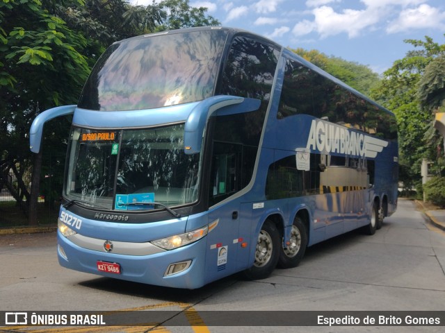 Viação Águia Branca 50270 na cidade de São Paulo, São Paulo, Brasil, por Espedito de Brito Gomes. Número da foto: #9827202.