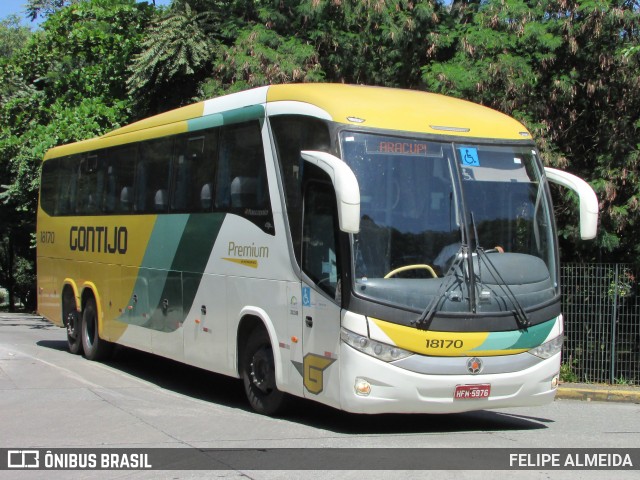 Empresa Gontijo de Transportes 18170 na cidade de São Paulo, São Paulo, Brasil, por FELIPE ALMEIDA. Número da foto: #9832029.