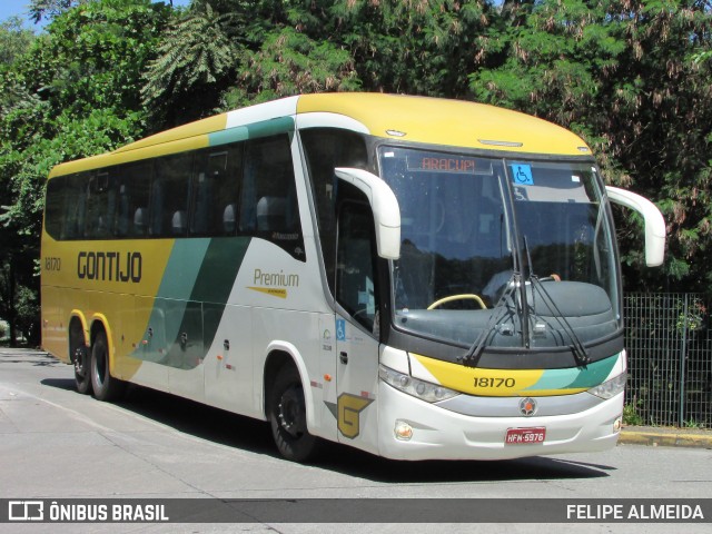 Empresa Gontijo de Transportes 18170 na cidade de São Paulo, São Paulo, Brasil, por FELIPE ALMEIDA. ID da foto: 9832029.