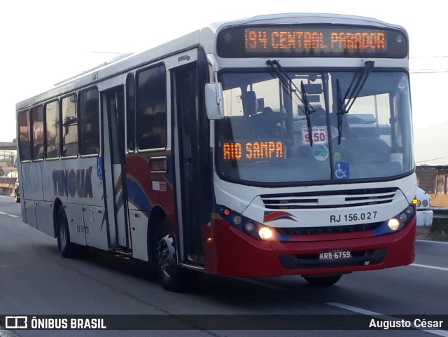 Transportadora Tinguá RJ 156.027 na cidade de Nova Iguaçu, Rio de Janeiro, Brasil, por Augusto César. Número da foto: #9830206.