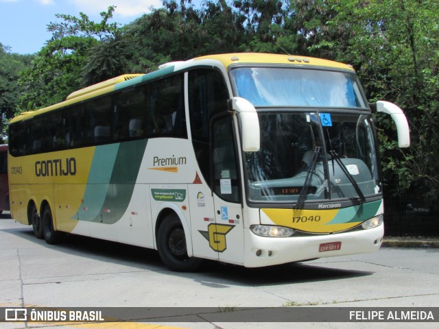 Empresa Gontijo de Transportes 17040 na cidade de São Paulo, São Paulo, Brasil, por FELIPE ALMEIDA. ID da foto: 9832460.