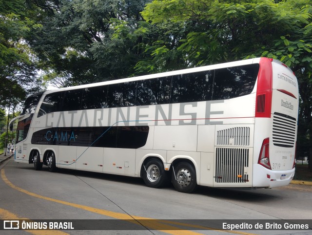 Auto Viação Catarinense 3719 na cidade de São Paulo, São Paulo, Brasil, por Espedito de Brito Gomes. Número da foto: #9831593.