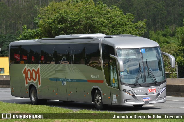 Auto Viação 1001 RJ 108.1219 na cidade de Queluz, São Paulo, Brasil, por Jhonatan Diego da Silva Trevisan. Número da foto: #9831148.