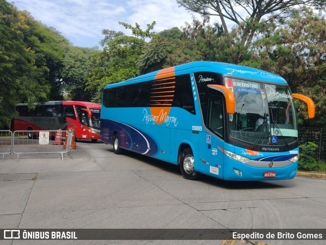 Empresa de Ônibus Pássaro Marron 5985 na cidade de São Paulo, São Paulo, Brasil, por Espedito de Brito Gomes. ID da foto: 9830078.