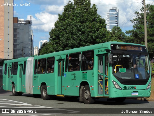 Auto Viação Redentor HB609 na cidade de Curitiba, Paraná, Brasil, por Jefferson Simões. ID da foto: 9831451.