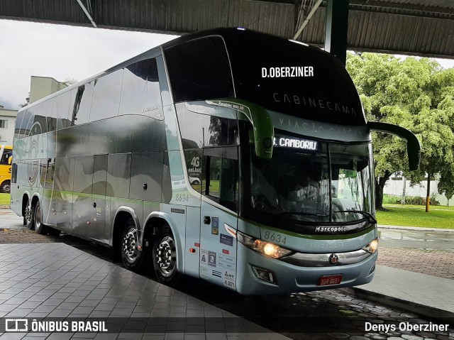 Viação Garcia 8634 na cidade de Jaraguá do Sul, Santa Catarina, Brasil, por Denys Oberziner. Número da foto: #9830262.
