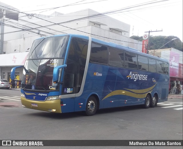 Expresso Angrense 7034 na cidade de Vila Velha, Espírito Santo, Brasil, por Matheus Da Mata Santos. ID da foto: 9832766.