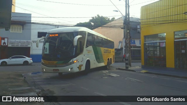 Empresa Gontijo de Transportes 18750 na cidade de São João del Rei, Minas Gerais, Brasil, por Carlos Eduardo Santos. ID da foto: 9832780.