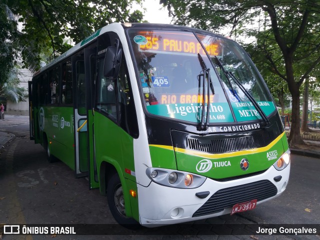 Tijuquinha - Auto Viação Tijuca A50023 na cidade de Rio de Janeiro, Rio de Janeiro, Brasil, por Jorge Gonçalves. Número da foto: #9830642.
