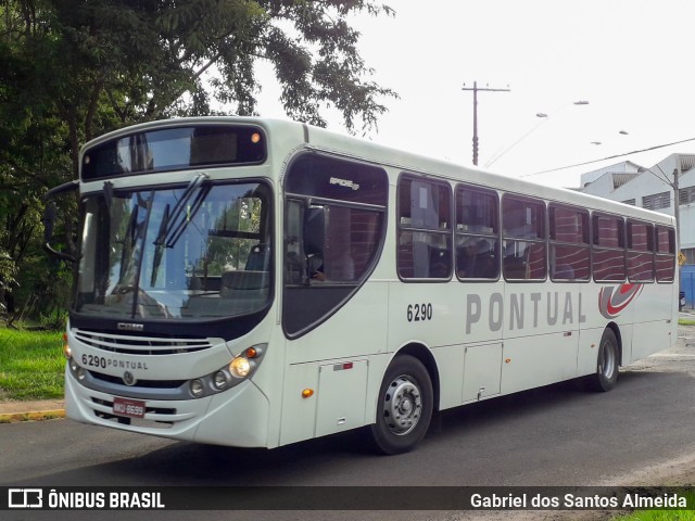 Pontual Sul Transporte e Turismo 6290 na cidade de Botucatu, São Paulo, Brasil, por Gabriel dos Santos Almeida. Número da foto: #9833949.