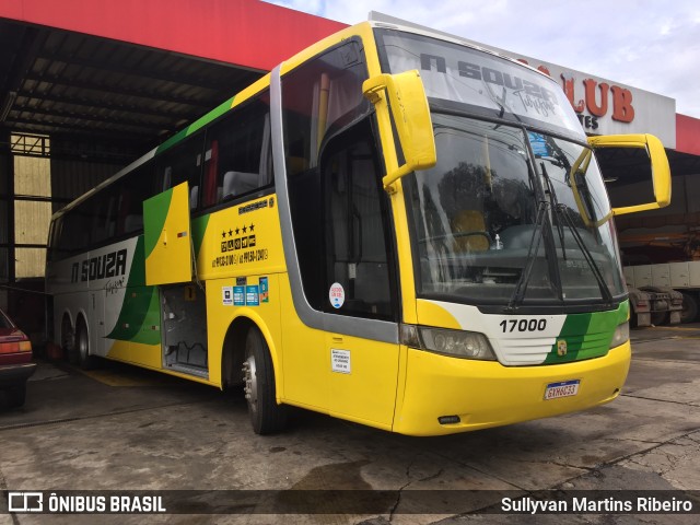 N Souza Transportes e Turismo 17000 na cidade de Anápolis, Goiás, Brasil, por Sullyvan Martins Ribeiro. Número da foto: #9835462.