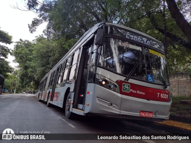 Viação Gatusa Transportes Urbanos 7 6331 na cidade de São Paulo, São Paulo, Brasil, por Leonardo Sebastiao dos Santos Rodrigues. Número da foto: #9834914.
