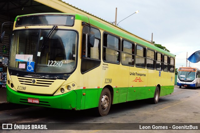 União Transportes 12280 na cidade de Várzea Grande, Mato Grosso, Brasil, por Leon Gomes. Número da foto: #9834098.