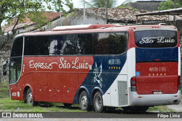 Expresso São Luiz 6920 na cidade de Maceió, Alagoas, Brasil, por Filipe Lima. ID da foto: 9835470.