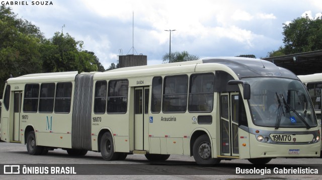 Araucária Transportes Coletivos 19M70 na cidade de Araucária, Paraná, Brasil, por Busologia Gabrielística. Número da foto: #9834081.