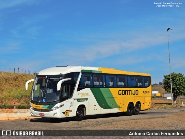 Empresa Gontijo de Transportes 18980 na cidade de João Monlevade, Minas Gerais, Brasil, por Antonio Carlos Fernandes. Número da foto: #9834959.