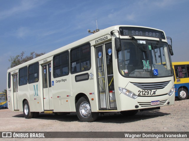 Auto Viação São Braz 21297 na cidade de Curitiba, Paraná, Brasil, por Wagner Domingos Ivanesken. ID da foto: 9835082.