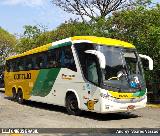 Empresa Gontijo de Transportes 18205 na cidade de São Paulo, São Paulo, Brasil, por Andrey  Soares Vassão. ID da foto: 9833523.