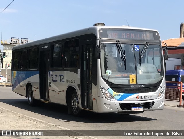 Rio Ita RJ 152.715 na cidade de Niterói, Rio de Janeiro, Brasil, por Luiz Eduardo Lopes da Silva. Número da foto: #9833426.