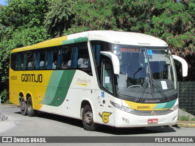 Empresa Gontijo de Transportes 18880 na cidade de São Paulo, São Paulo, Brasil, por FELIPE ALMEIDA. ID da foto: 9834679.