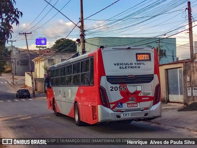 Itajaí Transportes Coletivos 2055 na cidade de Campinas, São Paulo, Brasil, por Henrique Alves de Paula Silva. Número da foto: #9834062.