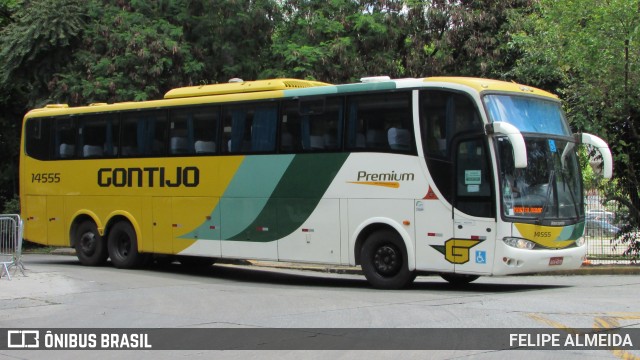 Empresa Gontijo de Transportes 14555 na cidade de São Paulo, São Paulo, Brasil, por FELIPE ALMEIDA. ID da foto: 9833320.