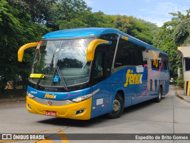 Rápido Expresso Fênix Viação 35025 na cidade de São Paulo, São Paulo, Brasil, por Espedito de Brito Gomes. Número da foto: #9833939.