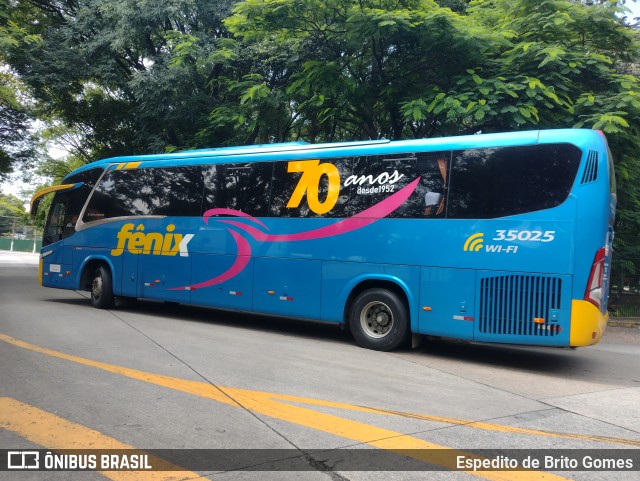 Rápido Expresso Fênix Viação 35025 na cidade de São Paulo, São Paulo, Brasil, por Espedito de Brito Gomes. Número da foto: #9833938.