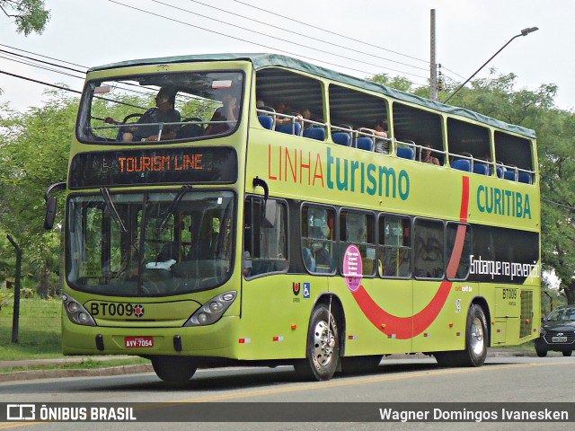 Transporte Coletivo Glória BT009 na cidade de Curitiba, Paraná, Brasil, por Wagner Domingos Ivanesken. Número da foto: #9835121.