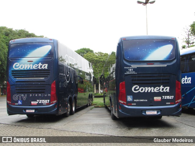 Viação Cometa 721527 na cidade de São Paulo, São Paulo, Brasil, por Glauber Medeiros. ID da foto: 9835914.