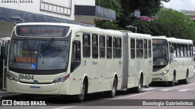 Araucária Transportes Coletivos 19404 na cidade de Araucária, Paraná, Brasil, por Busologia Gabrielística. Número da foto: #9834078.