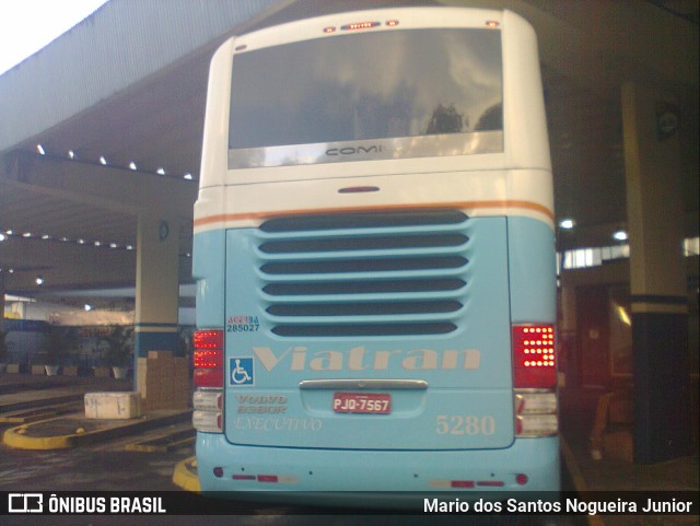 Viatran - Viação TransBrasília 5280 na cidade de Salvador, Bahia, Brasil, por Mario dos Santos Nogueira Junior. ID da foto: 9838449.