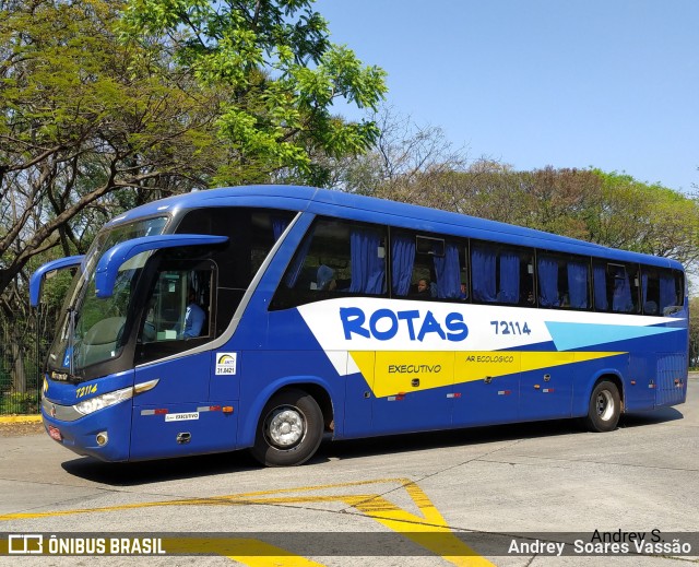 RodeRotas - Rotas de Viação do Triângulo 72114 na cidade de São Paulo, São Paulo, Brasil, por Andrey  Soares Vassão. ID da foto: 9837160.