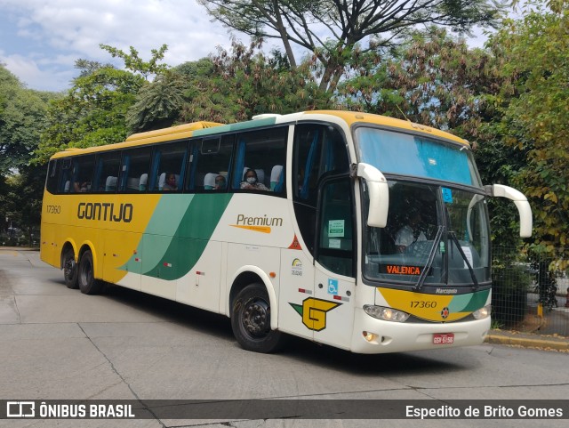 Empresa Gontijo de Transportes 17360 na cidade de São Paulo, São Paulo, Brasil, por Espedito de Brito Gomes. Número da foto: #9837375.