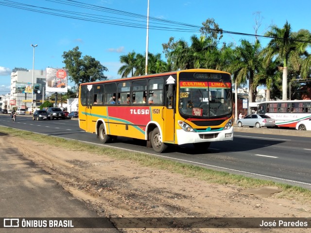 TLGSA - Transporte Loma Grande S.A. - Línea 132 > Transporte LomaGrandense S.A. 1501 na cidade de Mariano Roque Alonso, Central, Paraguai, por José Paredes. ID da foto: 9837491.