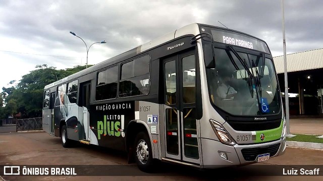 Viação Garcia 81057 na cidade de Maringá, Paraná, Brasil, por Luiz Scaff. Número da foto: #9837812.