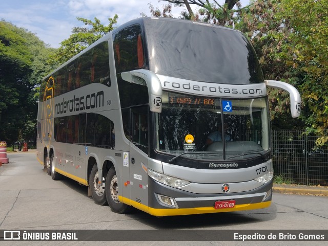 RodeRotas - Rotas de Viação do Triângulo 1701 na cidade de São Paulo, São Paulo, Brasil, por Espedito de Brito Gomes. ID da foto: 9837339.