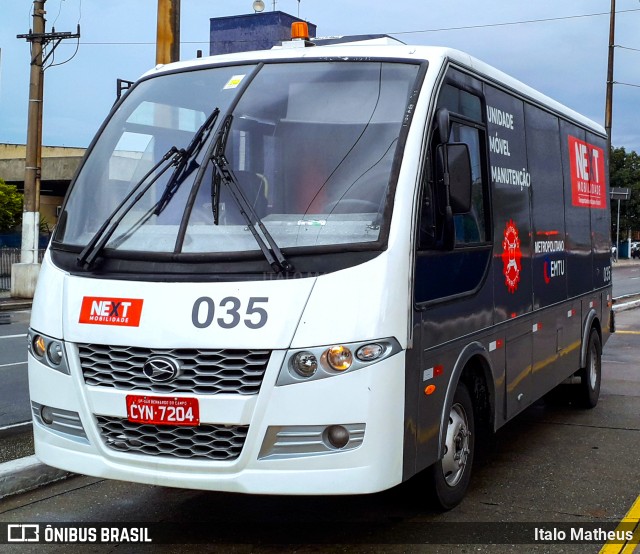 Next Mobilidade - ABC Sistema de Transporte 035 na cidade de São Paulo, São Paulo, Brasil, por Italo Matheus. Número da foto: #9837641.