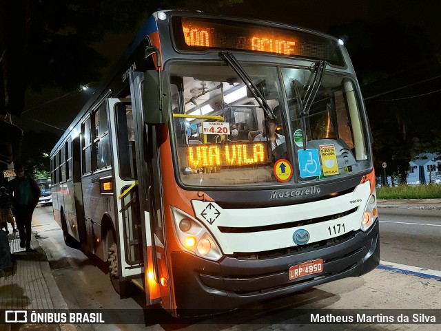 Viação Sul Fluminense 1171 na cidade de Volta Redonda, Rio de Janeiro, Brasil, por Matheus Martins da Silva. Número da foto: #9839484.
