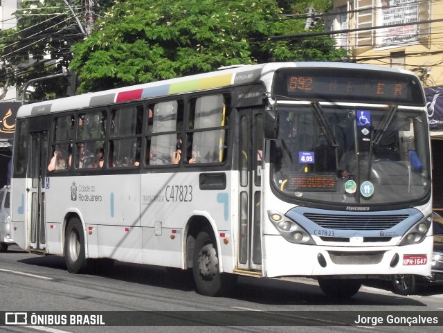 Viação Redentor C47823 na cidade de Rio de Janeiro, Rio de Janeiro, Brasil, por Jorge Gonçalves. ID da foto: 9839862.