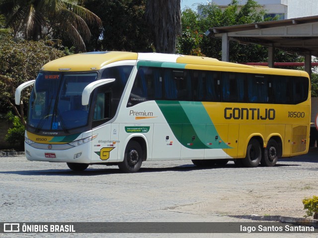 Empresa Gontijo de Transportes 18500 na cidade de Eunápolis, Bahia, Brasil, por Iago Santos Santana. ID da foto: 9840878.