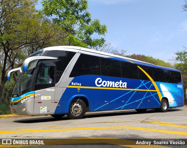 Viação Cometa 18533 na cidade de São Paulo, São Paulo, Brasil, por Andrey  Soares Vassão. ID da foto: 9838894.