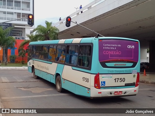 UTB - União Transporte Brasília 1750 na cidade de Brasília, Distrito Federal, Brasil, por João Gonçalves. Número da foto: #9841067.