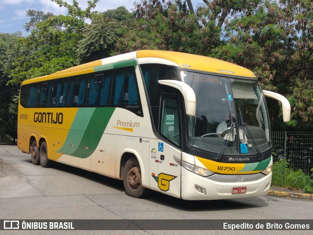 Empresa Gontijo de Transportes 18790 na cidade de São Paulo, São Paulo, Brasil, por Espedito de Brito Gomes. ID da foto: 9839127.