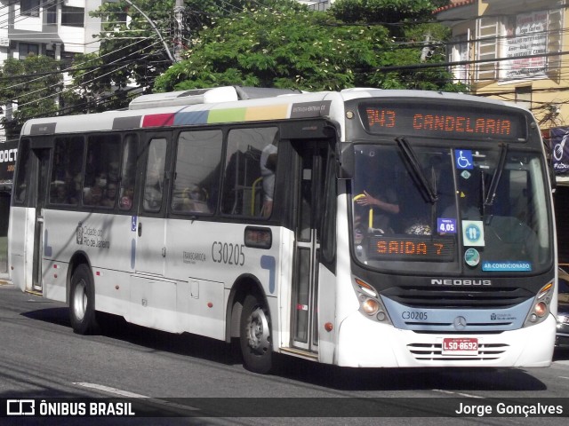 Transportes Futuro C30205 na cidade de Rio de Janeiro, Rio de Janeiro, Brasil, por Jorge Gonçalves. Número da foto: #9839872.